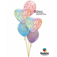 Bukiet 797 Thinking of You Today! Qualatex #97433-2 85706-3 43766-1 43762-1 43754-1